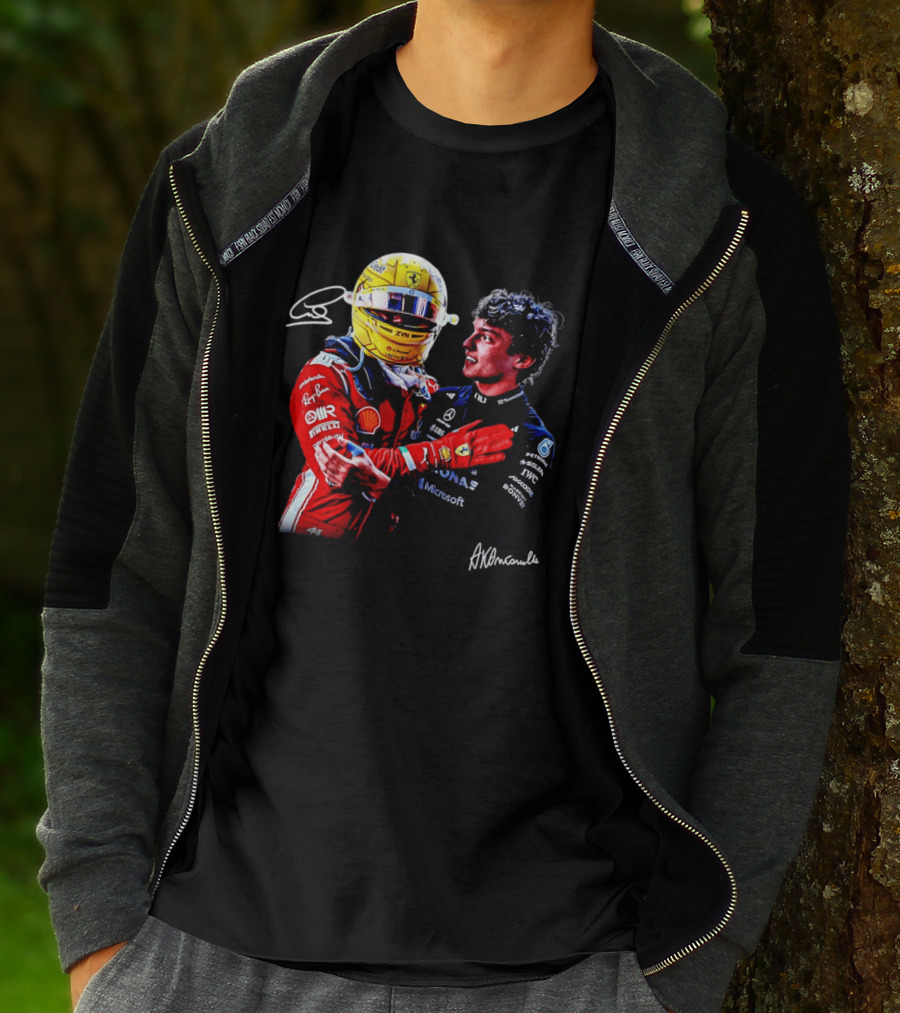 Ferrari Shell Mercedes Petronas Racing Embrace ZYN Microsoft T-Shirt
