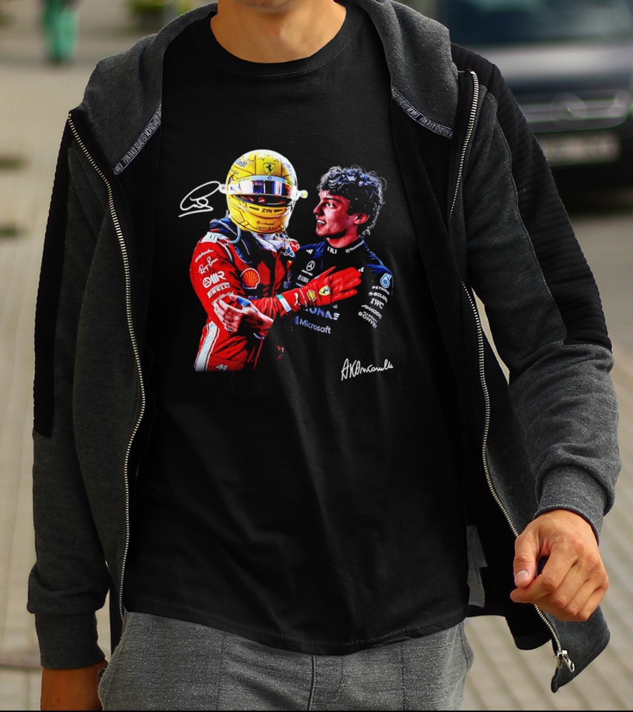 Ferrari Shell Mercedes Petronas Racing Embrace ZYN Microsoft T-Shirt