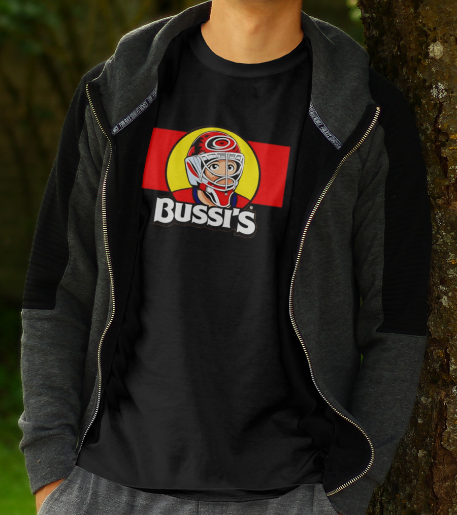 Brandon Bussi Carolina Hurricanes Goalie NHL Hockey 2026 T-Shirt