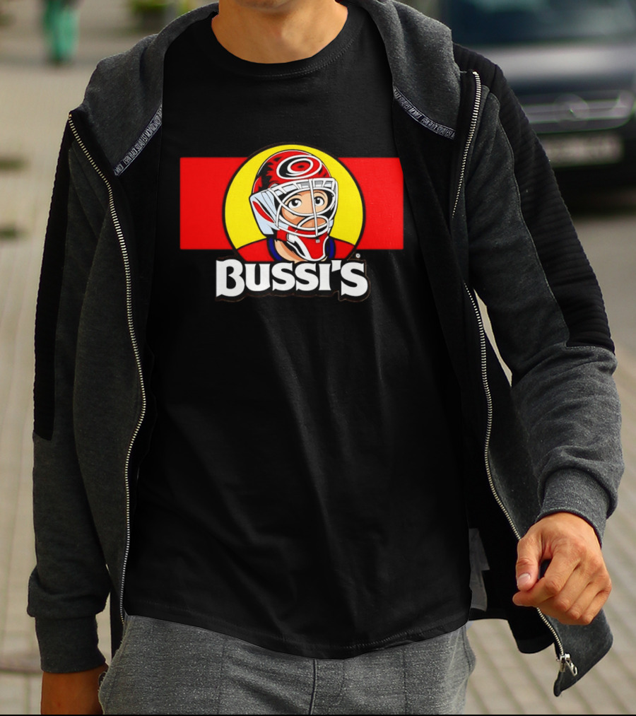 Brandon Bussi Carolina Hurricanes Goalie NHL Hockey 2026 T-Shirt