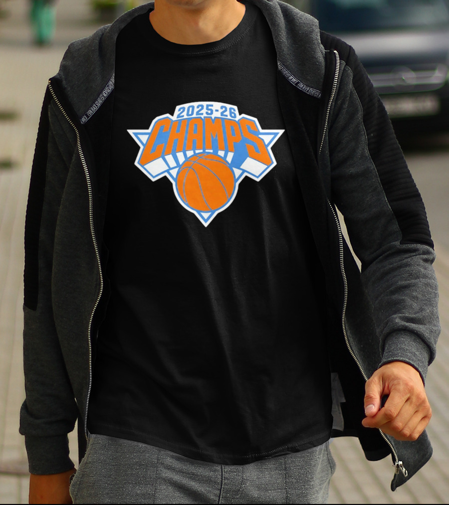 2025 26 Champs Basketball New York T-Shirt