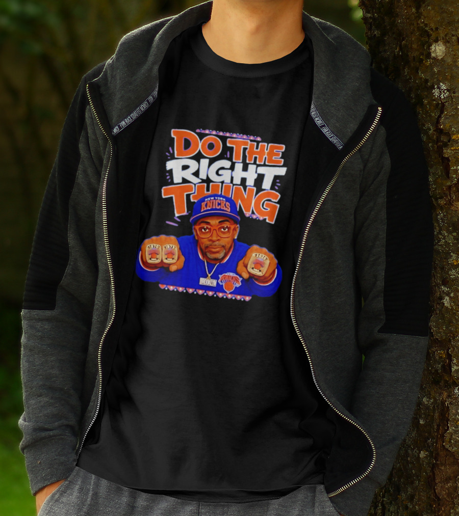 Do The Right Thing New York Knicks Rings 1970 1973 T-Shirt