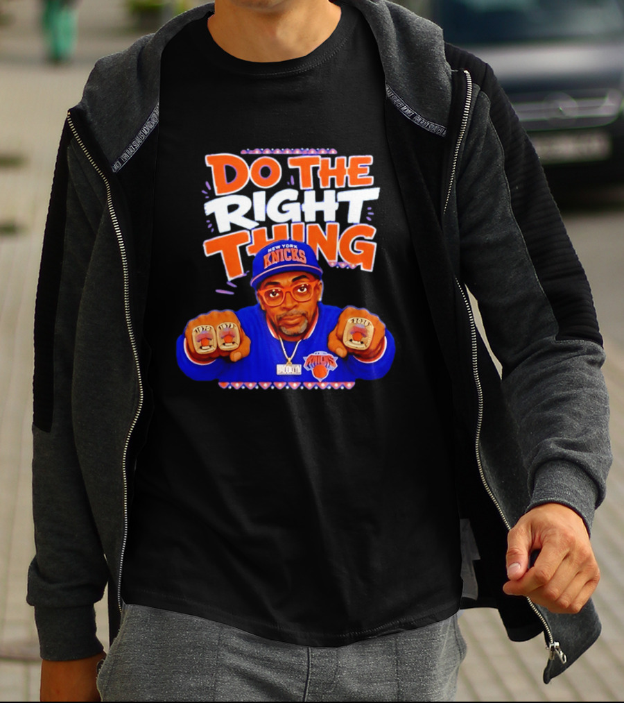 Do The Right Thing New York Knicks Rings 1970 1973 T-Shirt