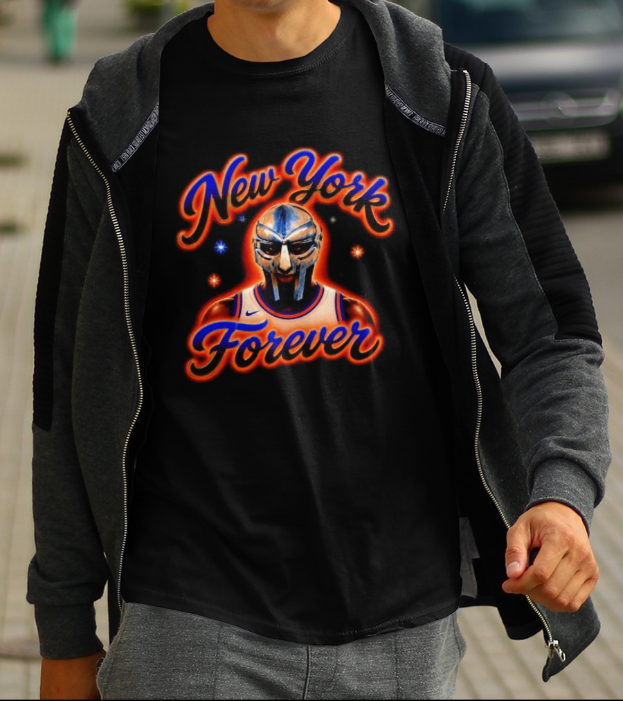 New York Knicks MF DOOM Mask Forever T-Shirt