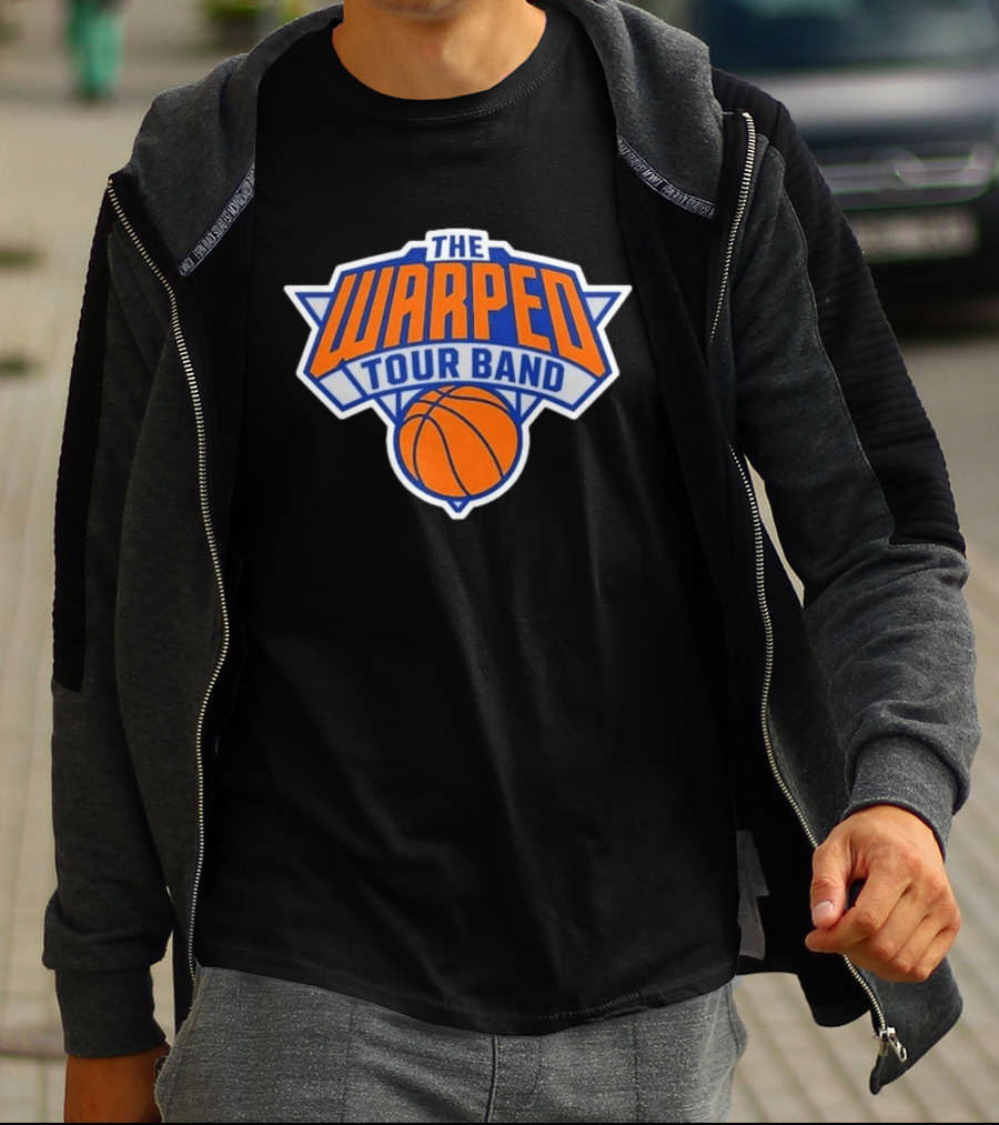 New York Knicks The Warped Tour Band Basketball T-Shirt
