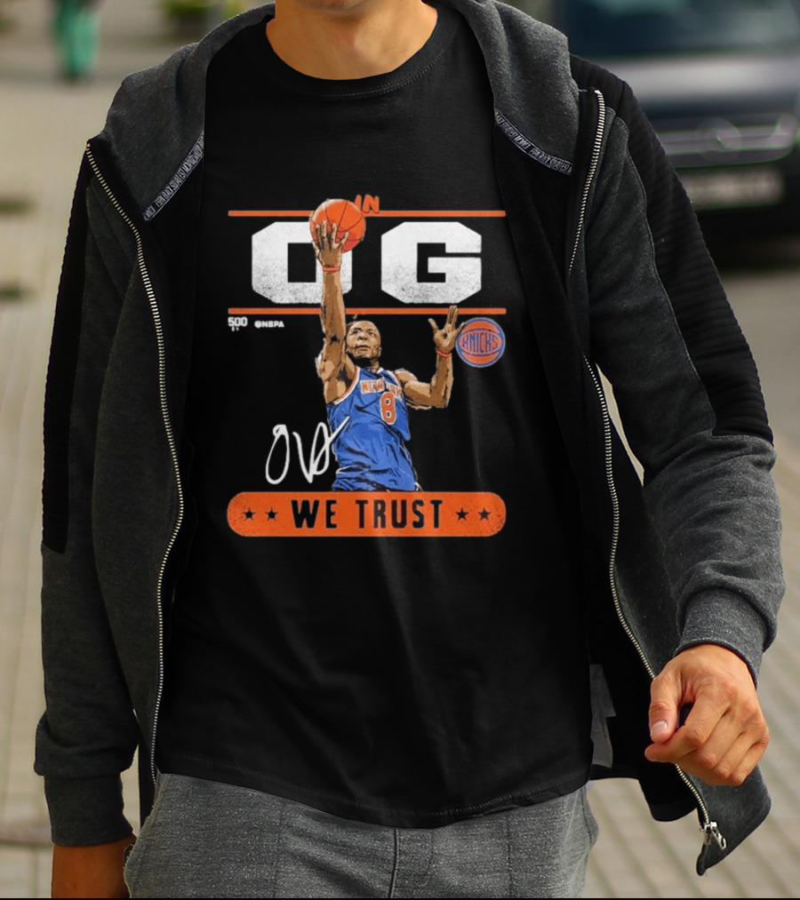 In OG Anunoby We Trust New York Knicks Basketball Star T-Shirt