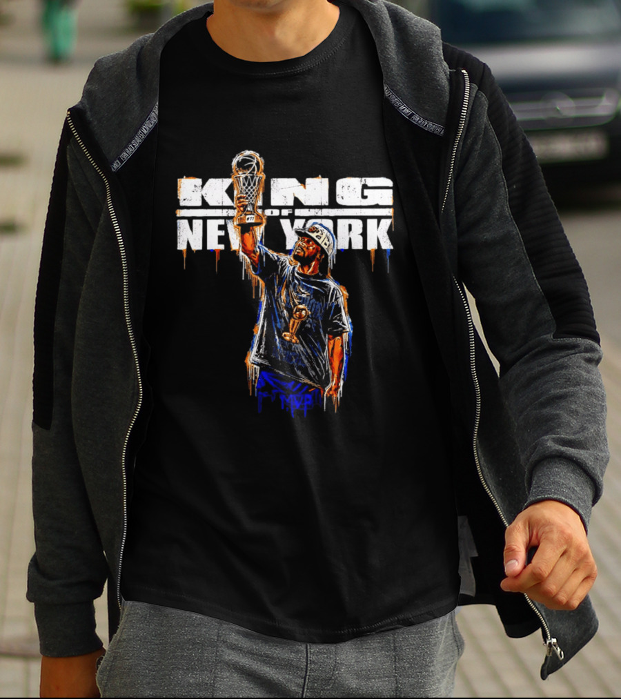 King Of New York Jalen Brunson MVP New York Knicks 2026 Paint T-Shirt