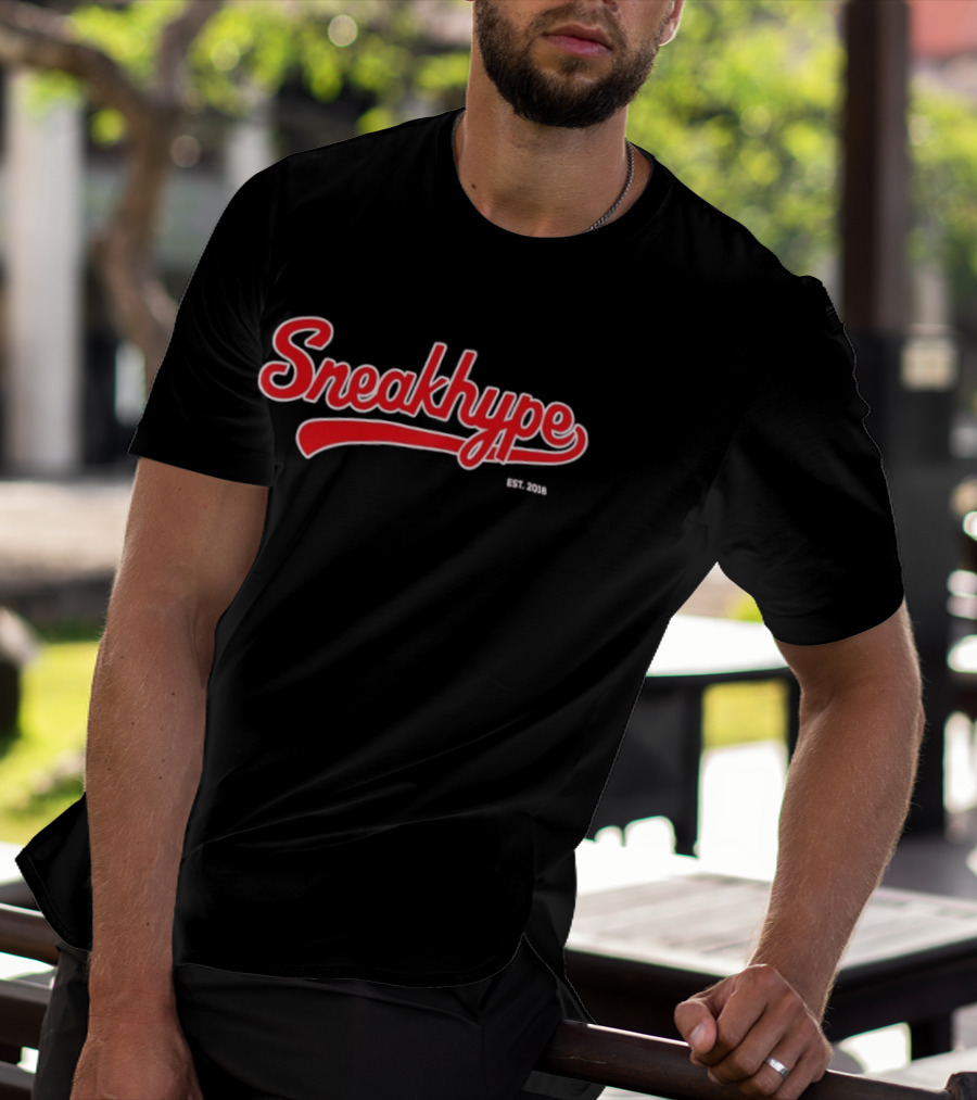 Sneakhype Est 2018 Vintage Script T-Shirt