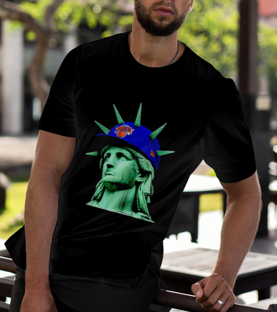 Statue Of Liberty New York Knicks Hat T-Shirt