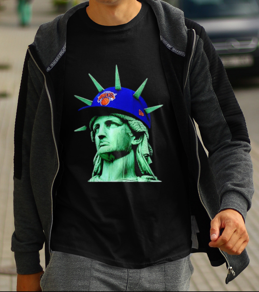Statue Of Liberty New York Knicks Hat T-Shirt