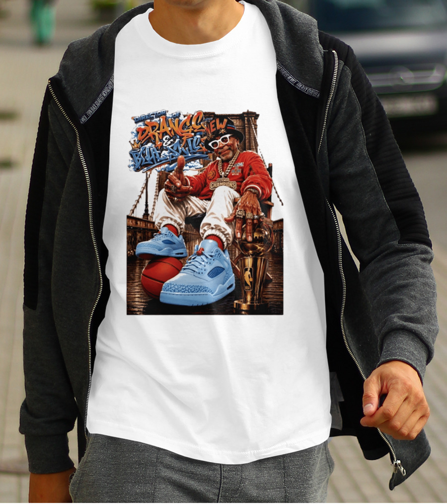 Director Orange And Blue New Champions NBA Basketball T-Shirt