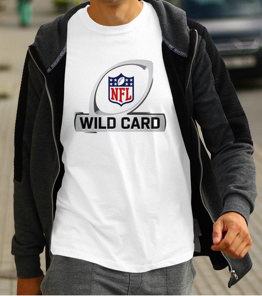 NFL Wild Card 2026 Logo Football T-Shirt