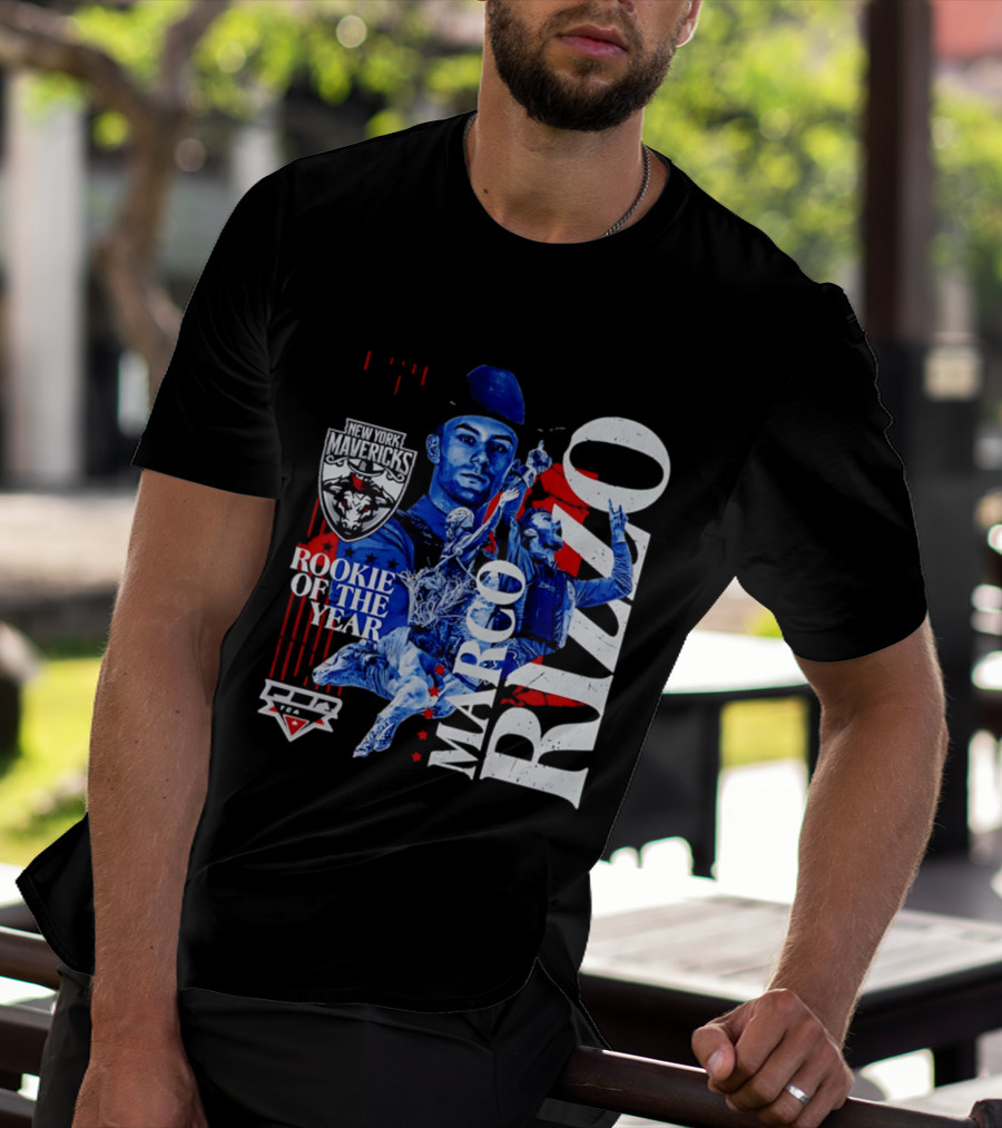 Marco Rizzo New York Mavericks PBR 2026 Rookie Of The Year T-Shirt