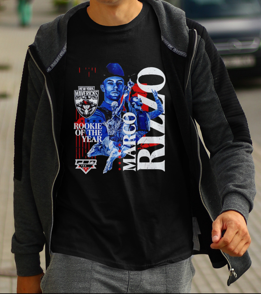 Marco Rizzo New York Mavericks PBR 2026 Rookie Of The Year T-Shirt