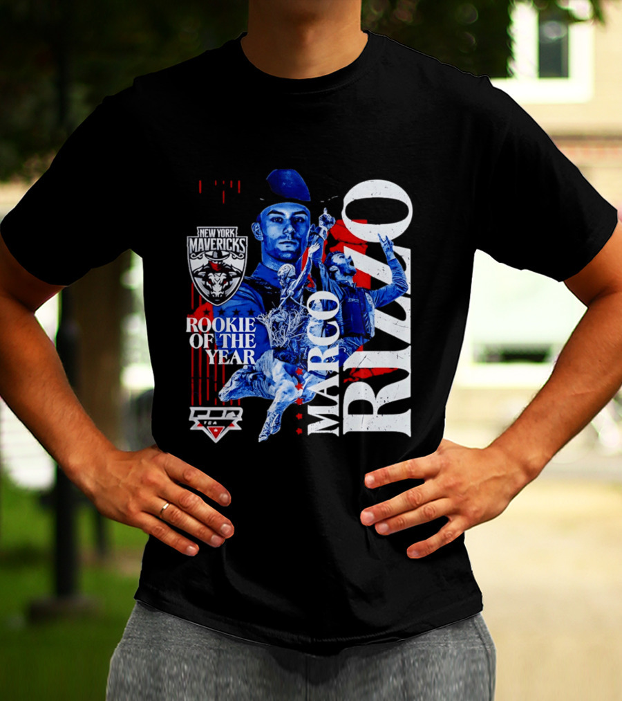 Marco Rizzo New York Mavericks PBR 2026 Rookie Of The Year T-Shirt