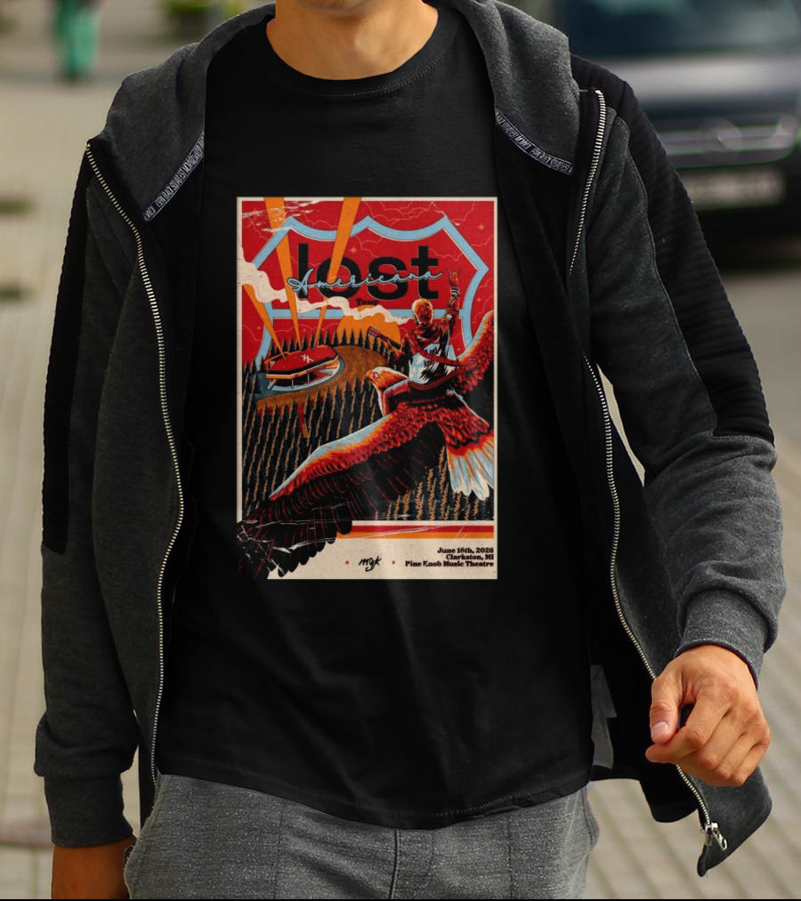 MCK Lost Americana Tour June 16 2026 Clarkston MI Pine Knob Music Theatre T-Shirt