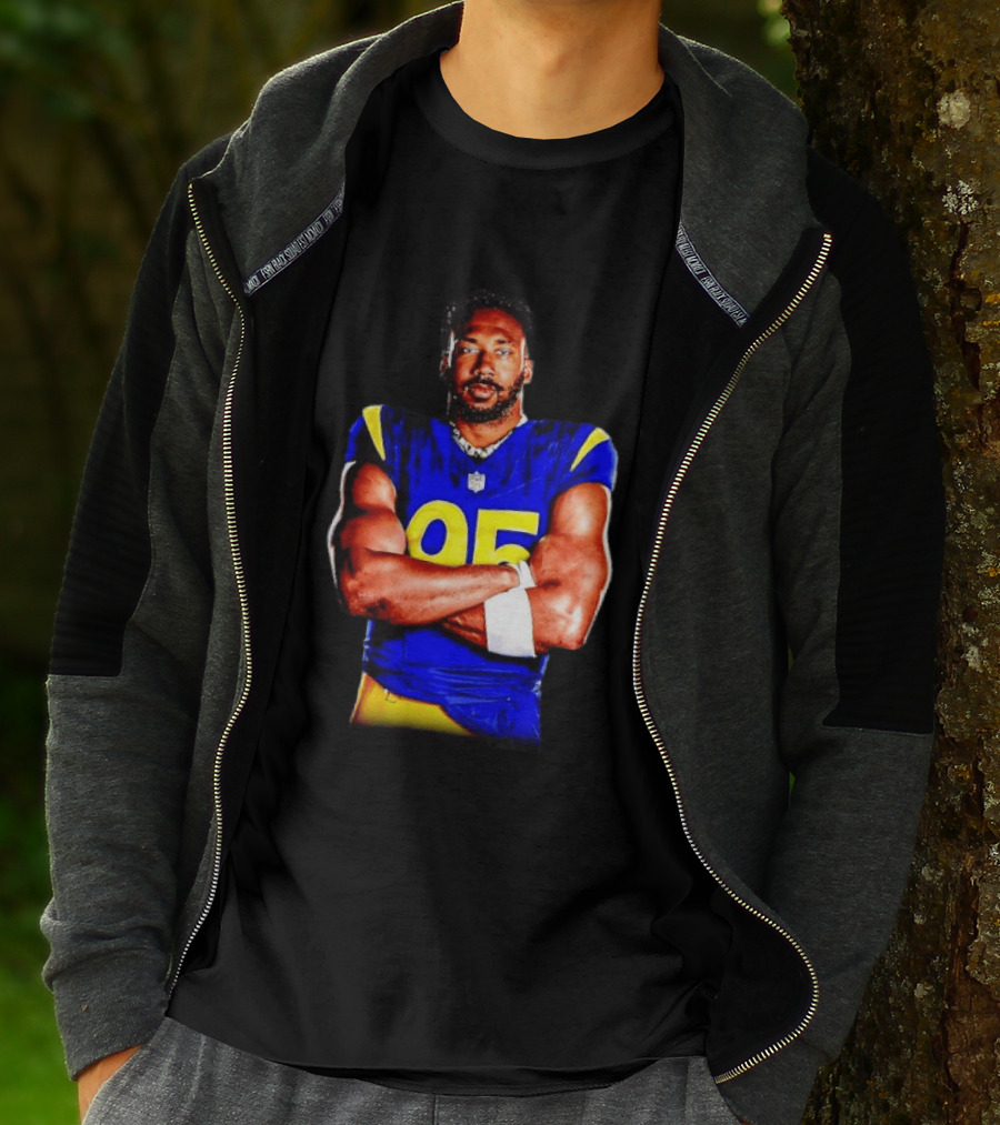 Myles Garrett 95 Los Angeles Rams Football Sports Fan T-Shirt