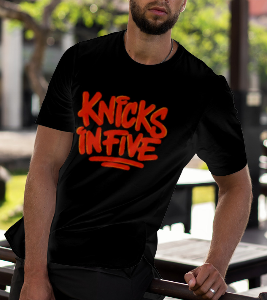 Knicks In Five Street Graffiti T-Shirt
