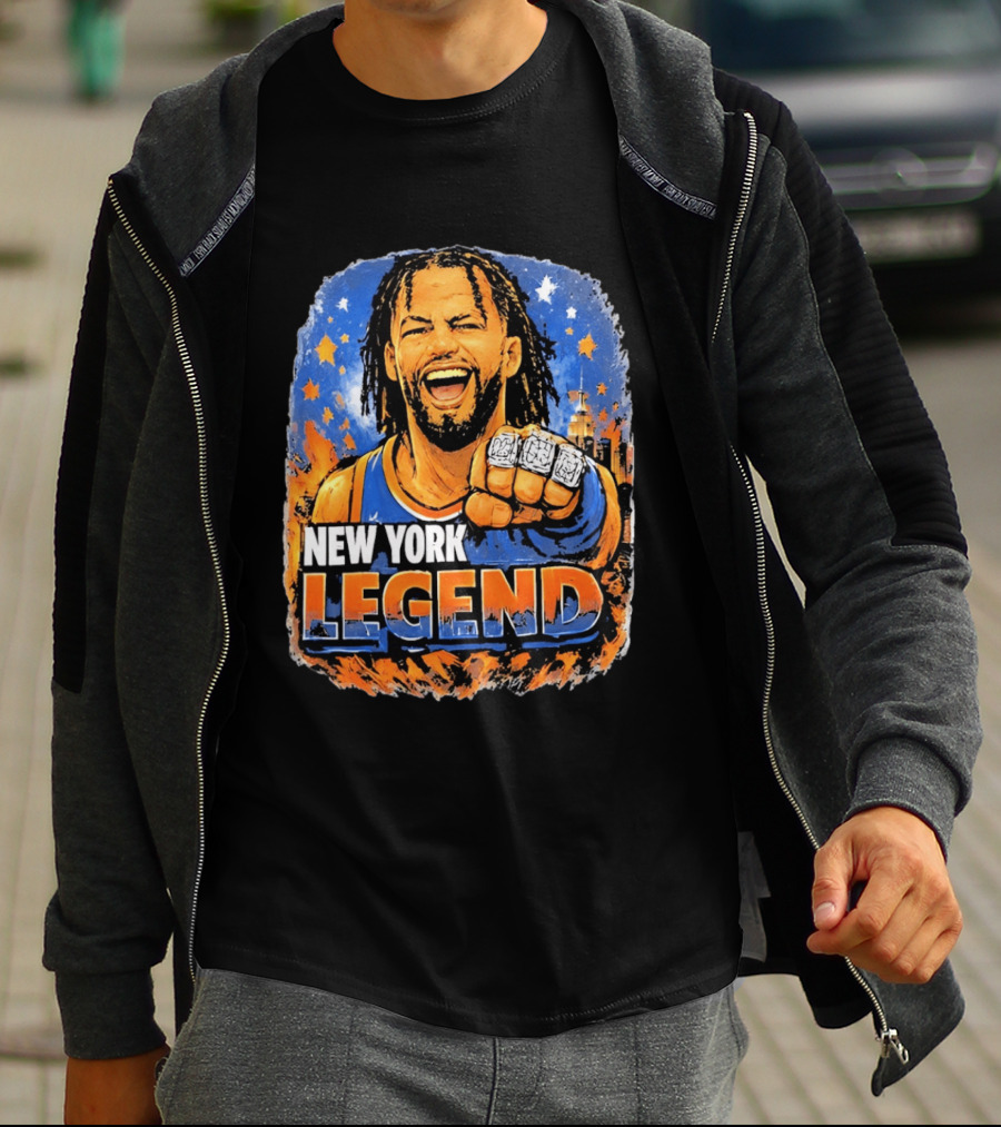 New York Knicks Jalen Brunson Legend Rings T-Shirt