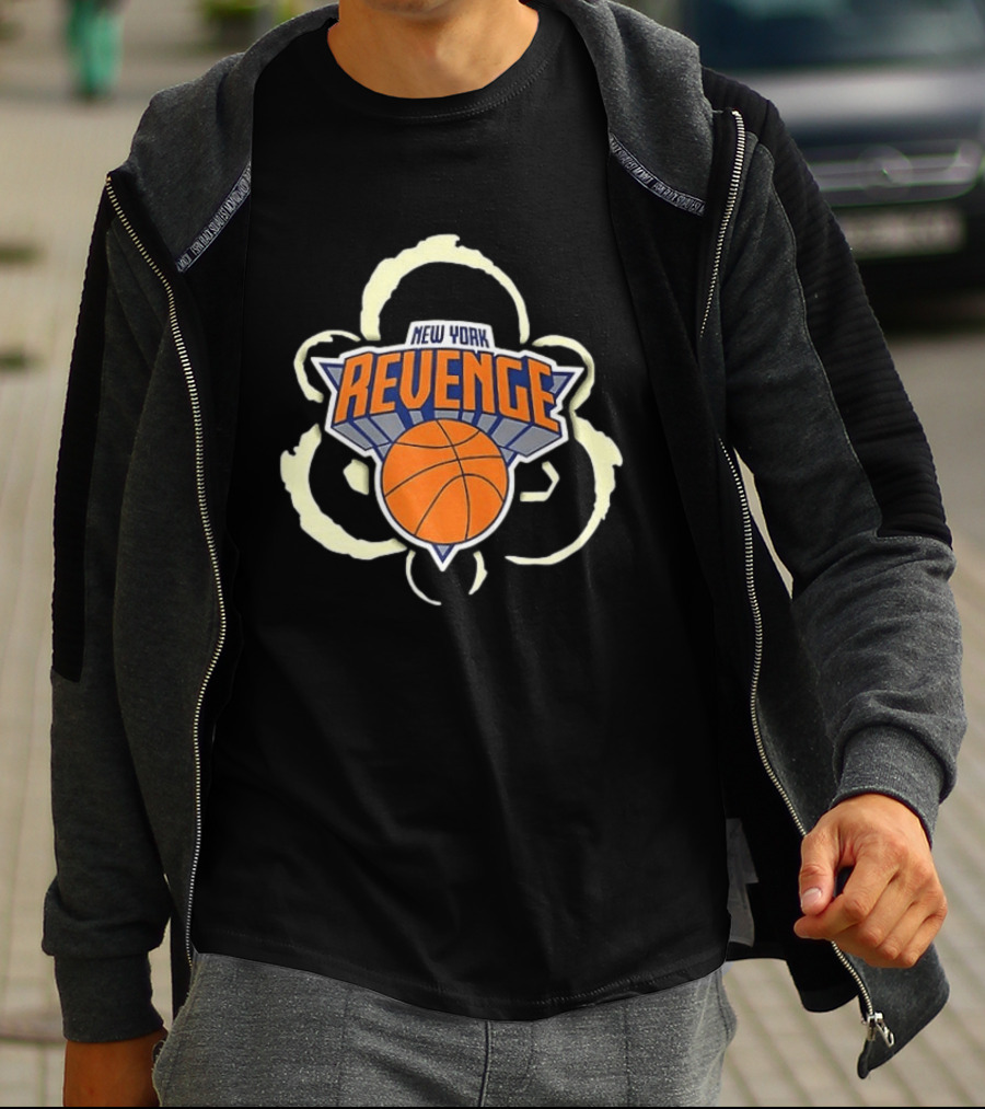 New York Knicks Patrick 33 Revenge Basketball Team 2 Sided T-Shirt