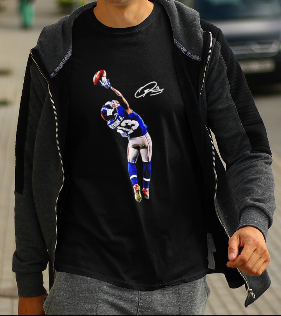 Odell Beckham Jr. Iconic One Handed Catch New York Giants 13 T-Shirt
