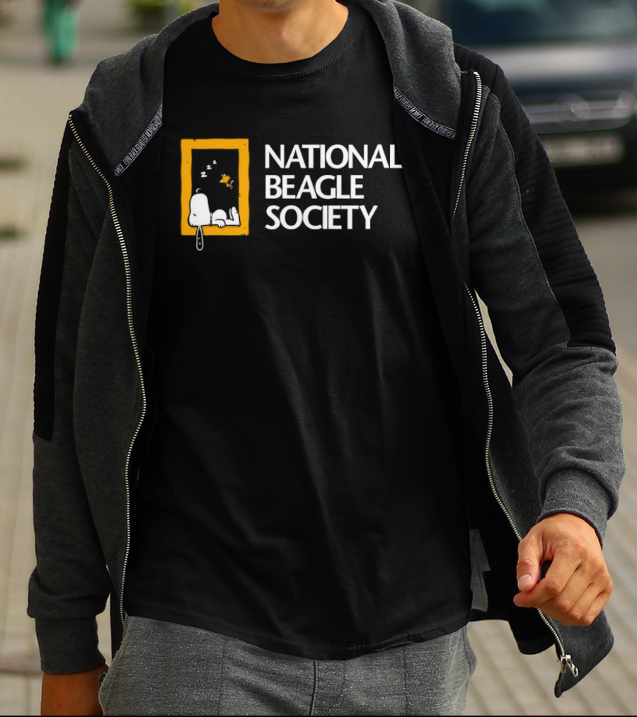 Peanuts Snoopy And Woodstock National Beagle Society T-Shirt