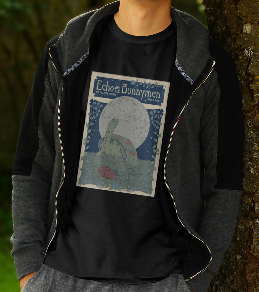 Echo And The Bunnymen The Fillmore Detroit June 16 2026 Turtle Moon T-Shirt