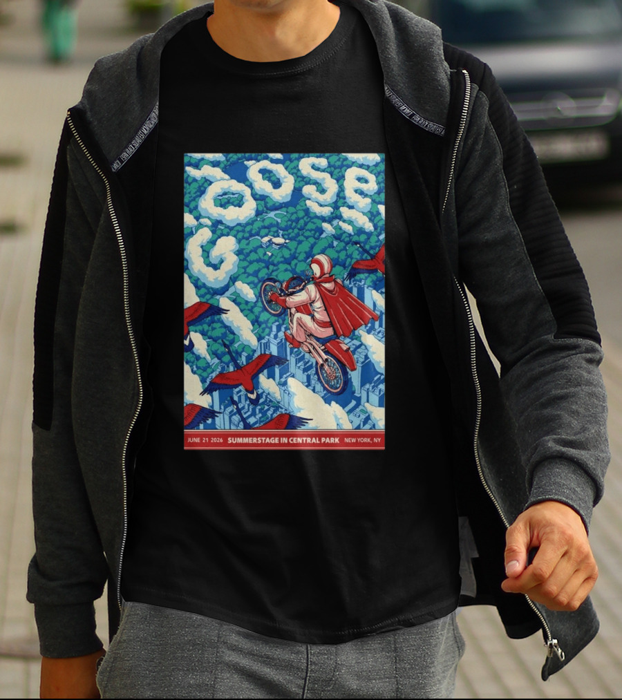 Goose Summerstage Central Park June 21 2026 New York NY T-Shirt