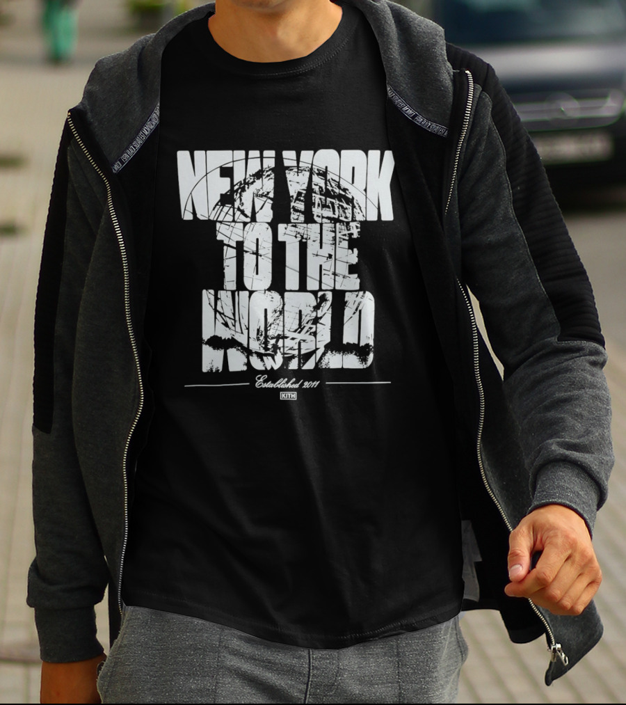 New York To The World Unisphere Vinny Guadagnino Kith Jersey Shore Family Vacation T-Shirt