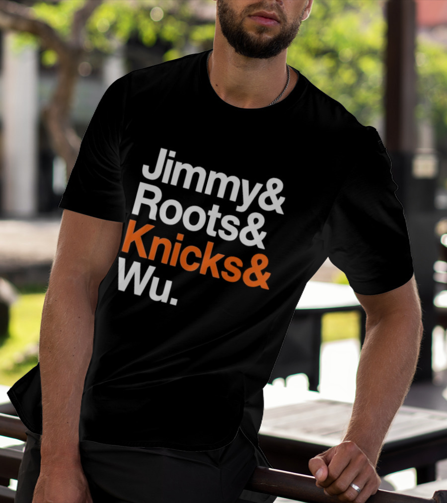 Jimmy And Roots And Knicks And Wu Basketball T-Shirt