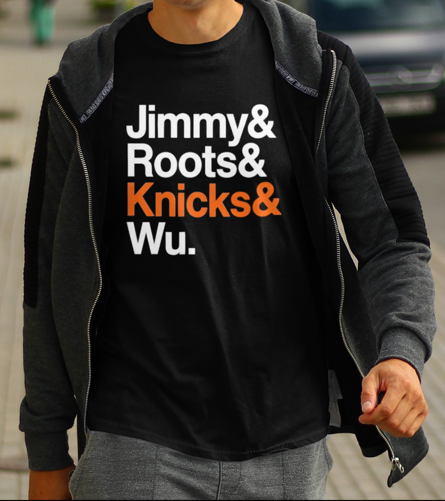 Jimmy And Roots And Knicks And Wu Basketball T-Shirt