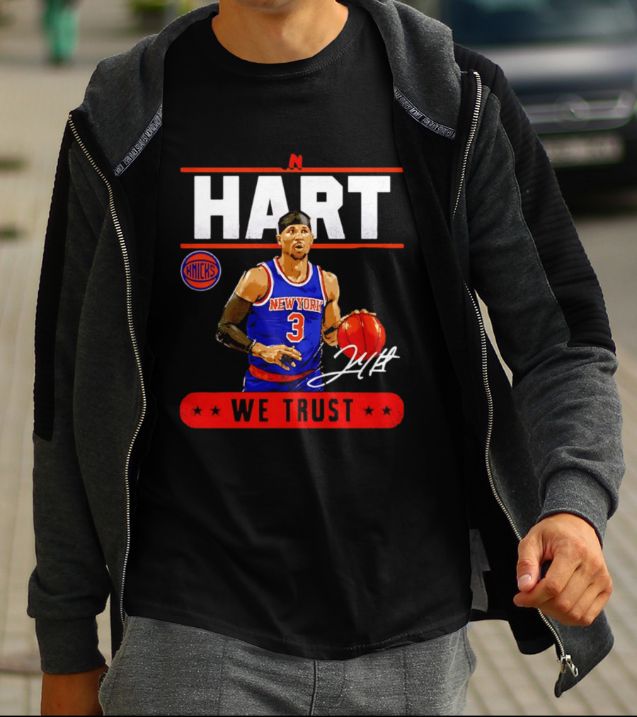 New York Knicks Josh Hart In Hart We Trust Basketball Player T-Shirt