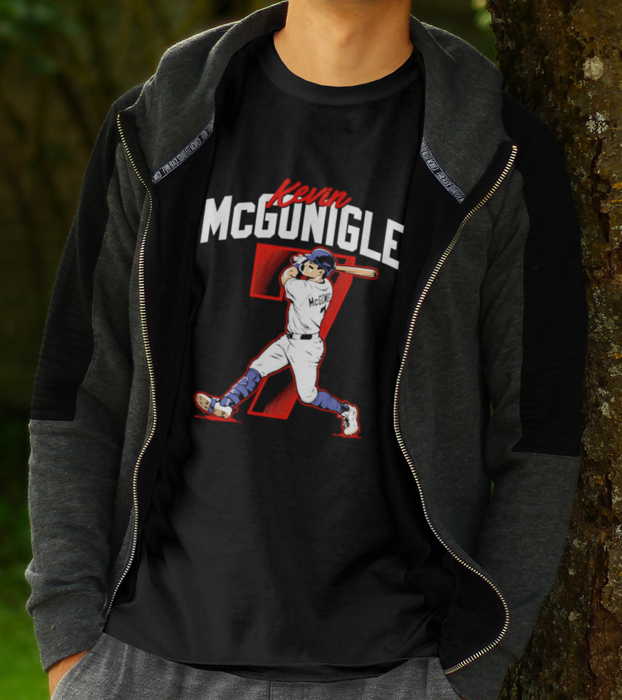 Kevin McGonigle Detroit Tigers Baseball Player Number 7 T-Shirt