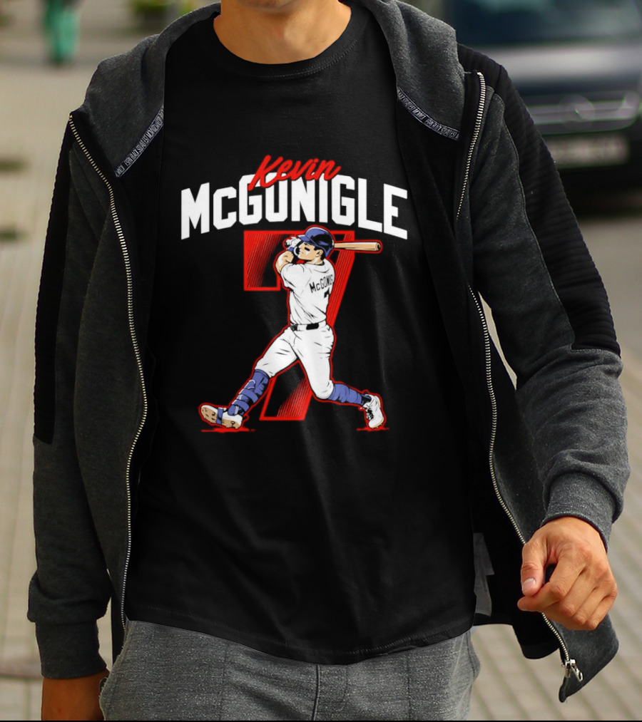 Kevin McGonigle Detroit Tigers Baseball Player Number 7 T-Shirt