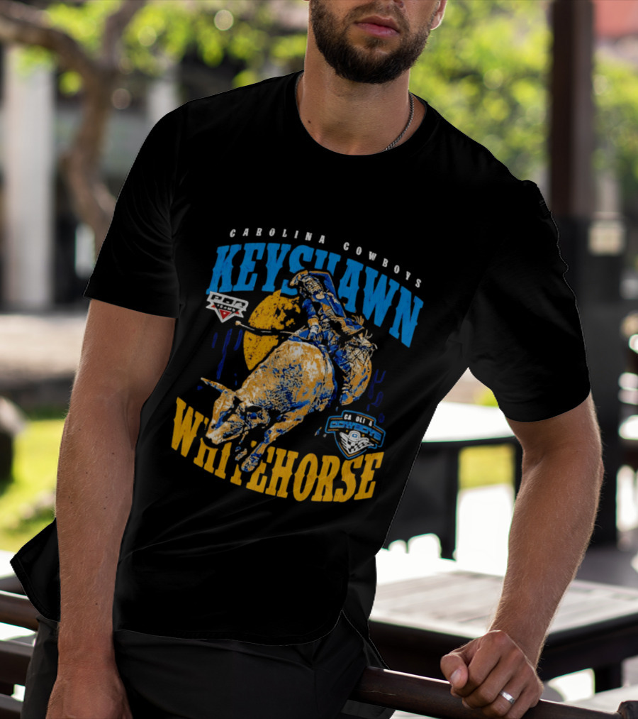 Carolina Cowboys Keyshawn Whitehorse PBR Bull Riding T-Shirt
