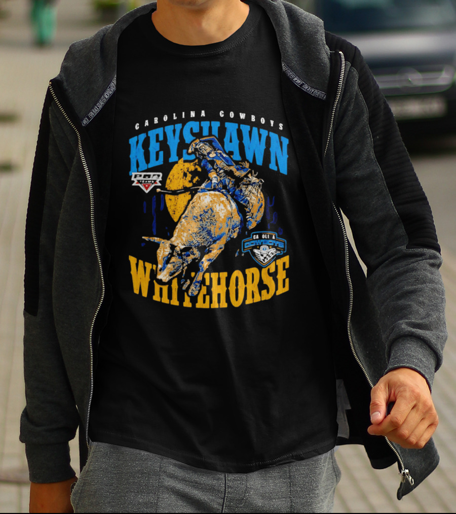 Carolina Cowboys Keyshawn Whitehorse PBR Bull Riding T-Shirt