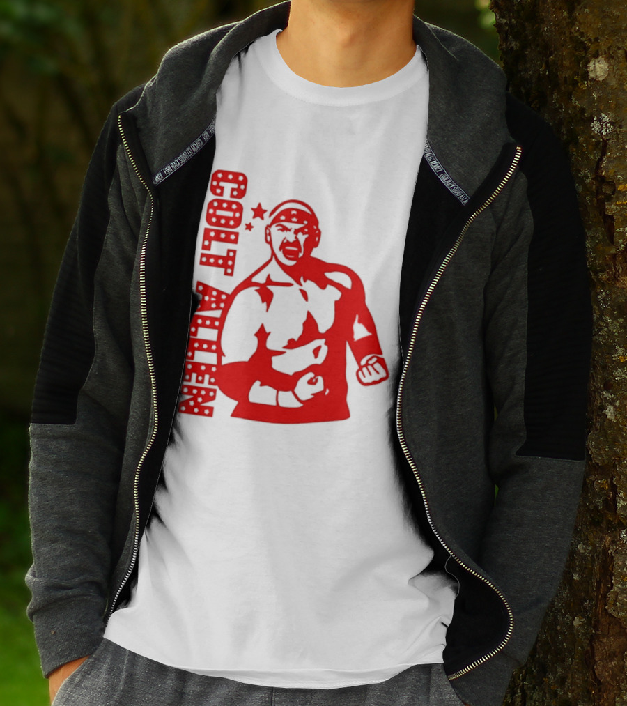 Bald Eagle Colt Allen Red Bold Star Striker T-Shirt