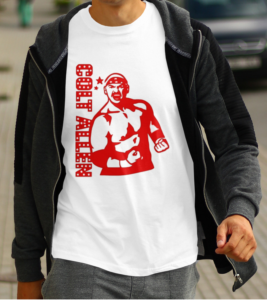 Bald Eagle Colt Allen Red Bold Star Striker T-Shirt