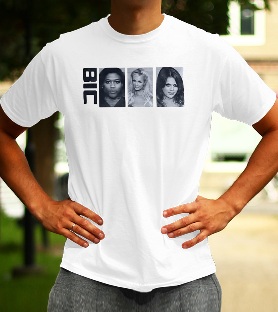 Bic Nicki Minaj Paris Hilton Britney Spears Trio Shots T-Shirt