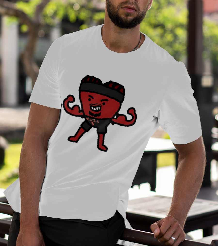 Josh Hart New York Knicks Heart NBA Paint T-Shirt