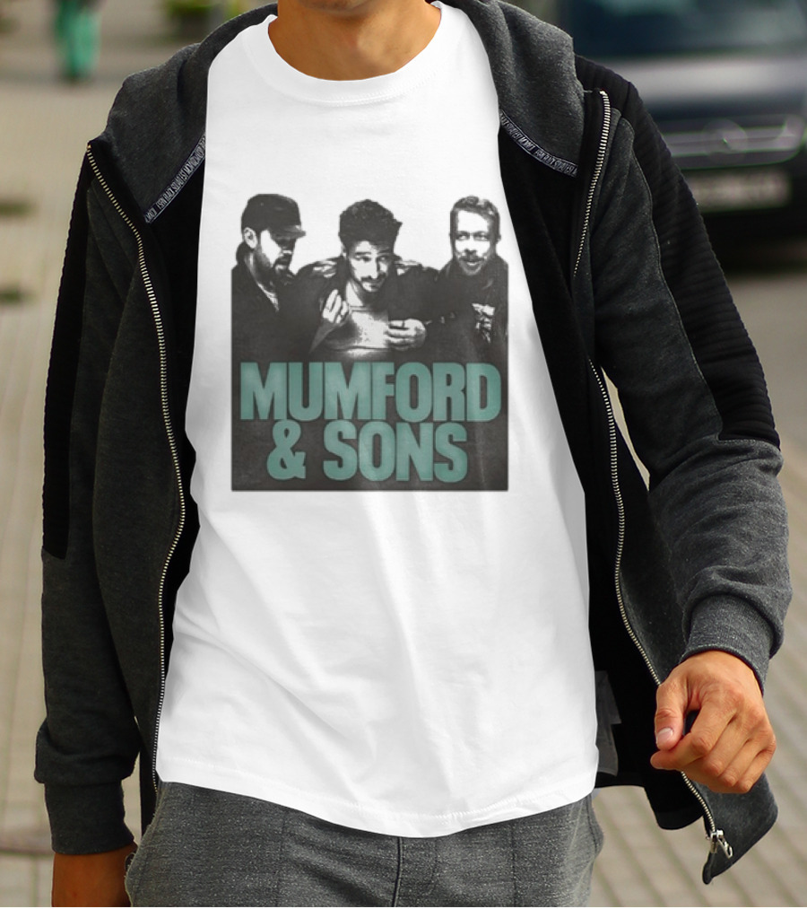Mumford And Sons Bone Photo Prizefighter North America Tour 2026 T-Shirt