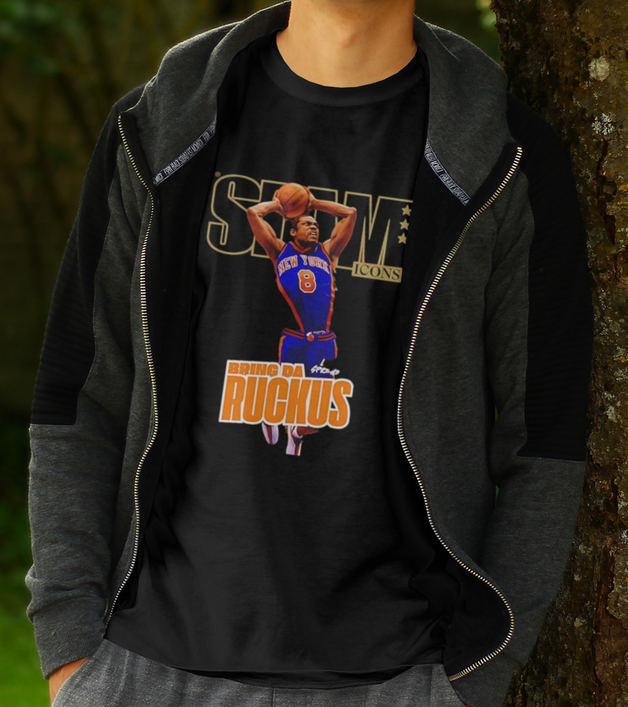 New York Knicks Sprewell SLAM Icons Bring Da Ruckus T-Shirt