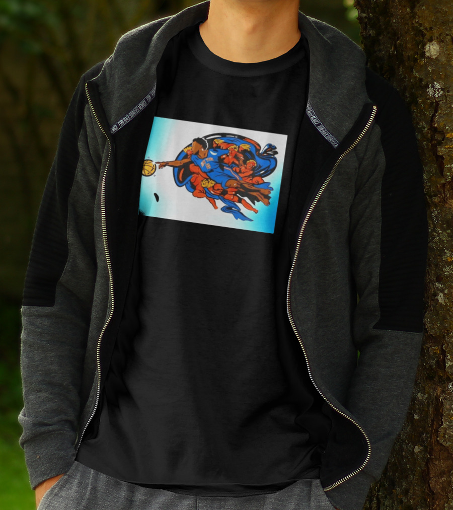 OG Anunoby New York Knicks Creation Of Adam Basketball T-Shirt