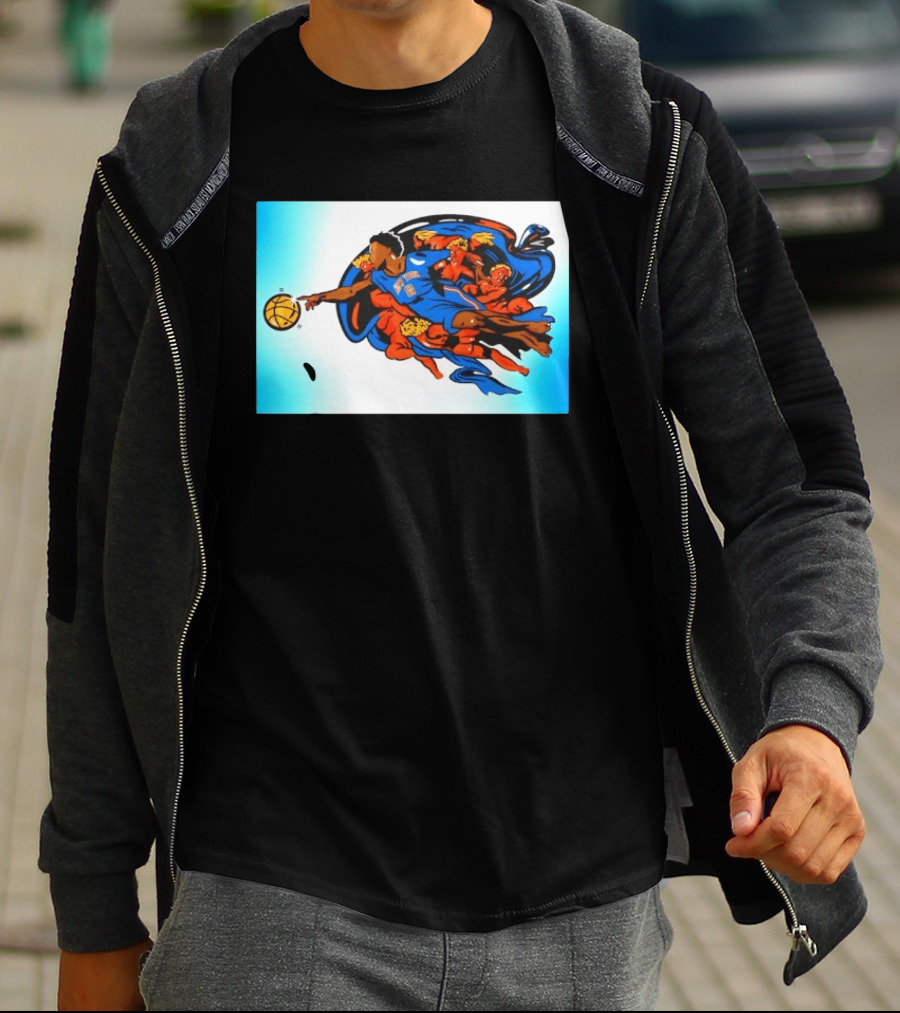 OG Anunoby New York Knicks Creation Of Adam Basketball T-Shirt