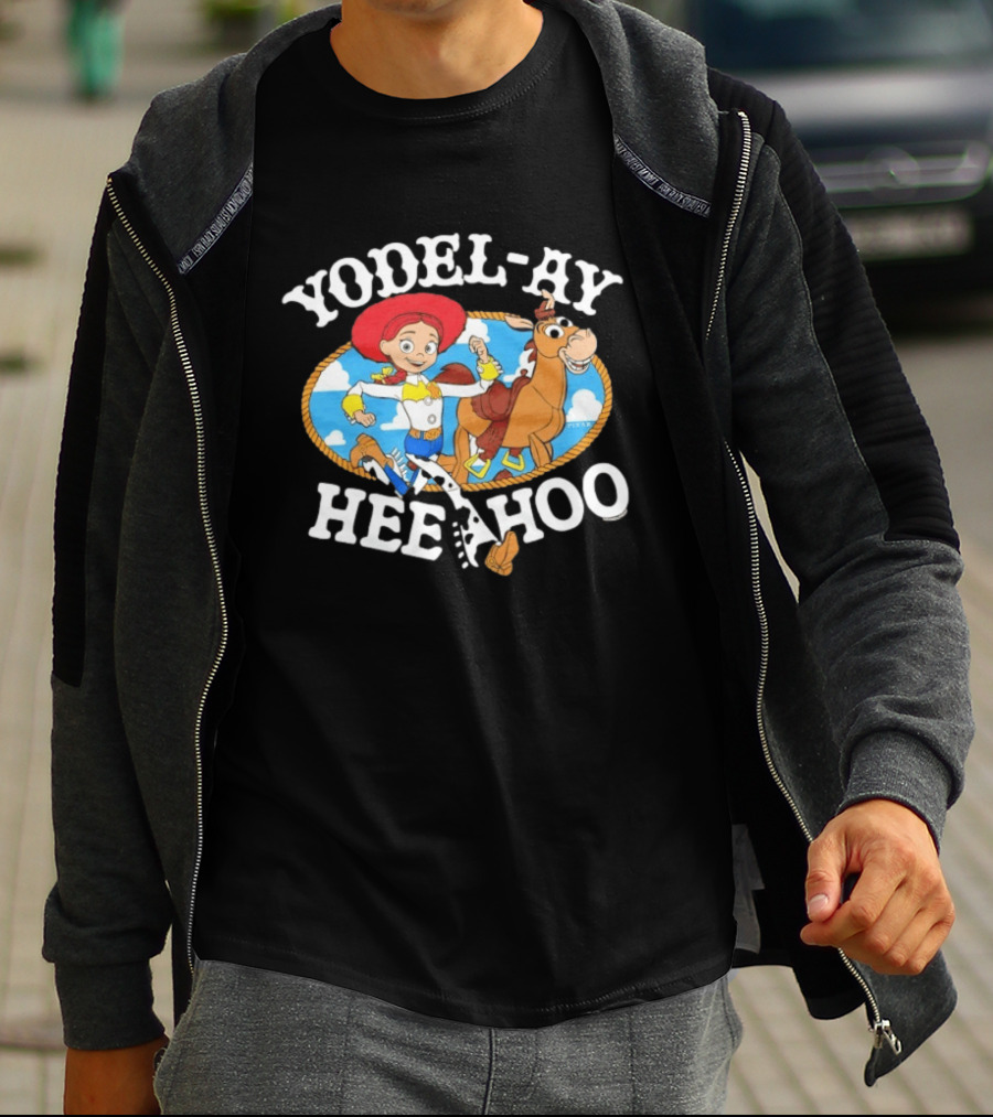 Yodel Ay Hee Hoo Toy Story Jessie And Bullseye Pixar T-Shirt