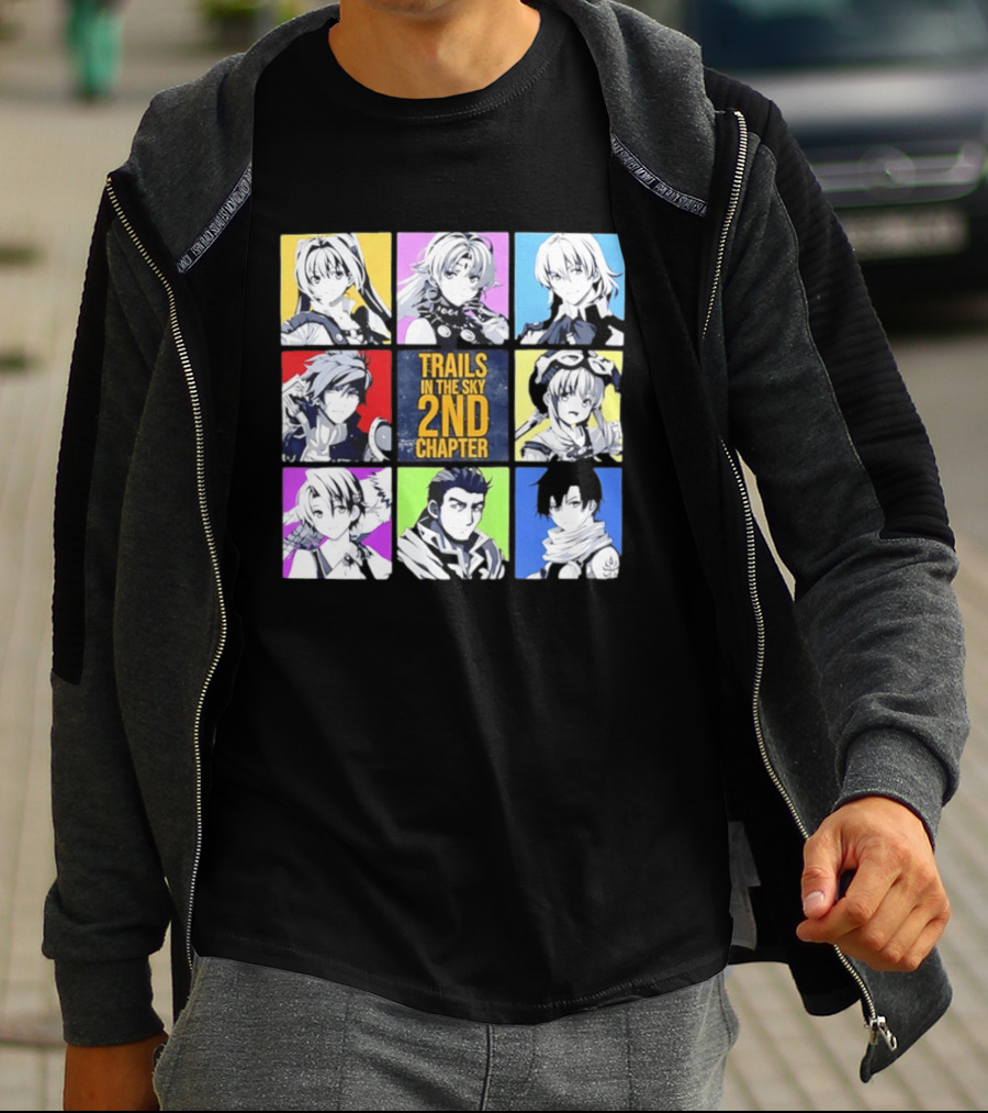 Trails In The Sky 2nd Chapter Main Cast Character Grid T-Shirt