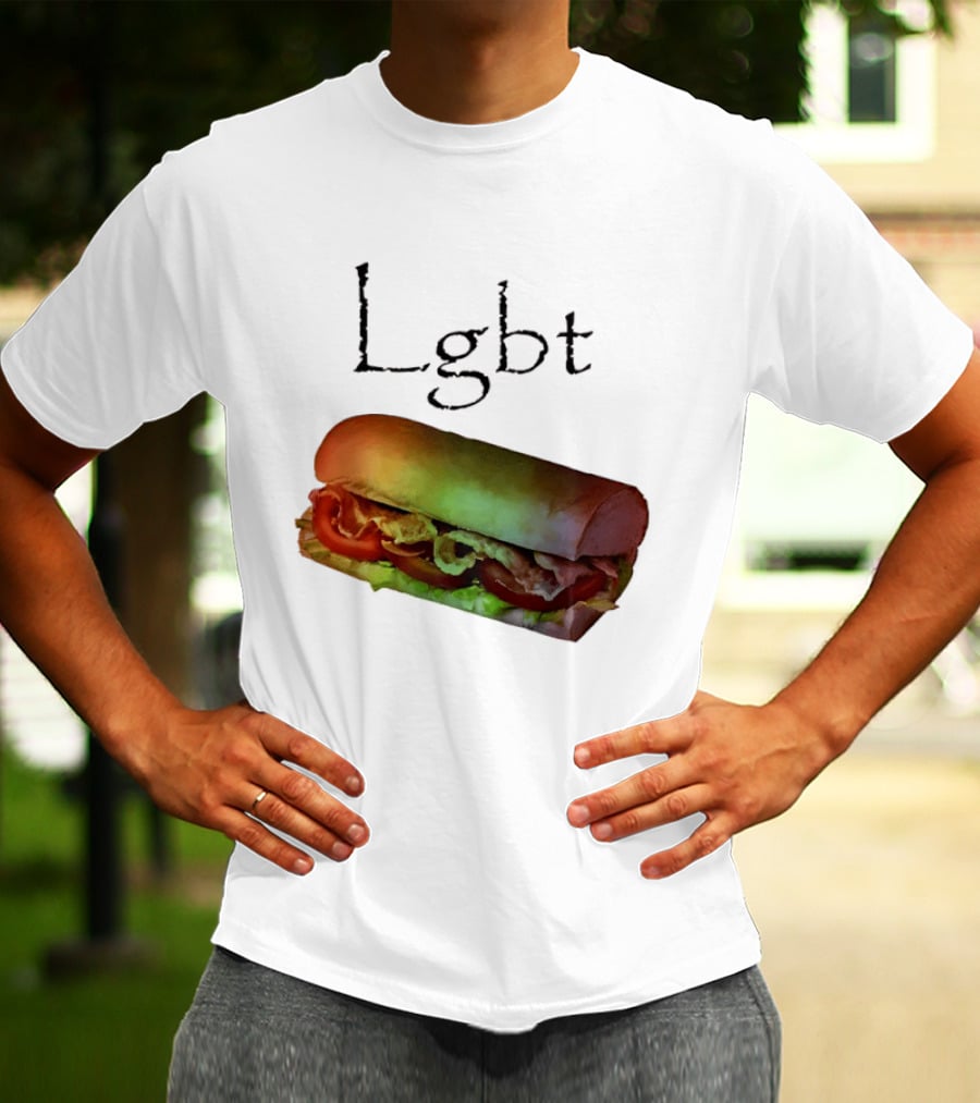 LGBT BLT Sandwich Rainbow Sub T-Shirt