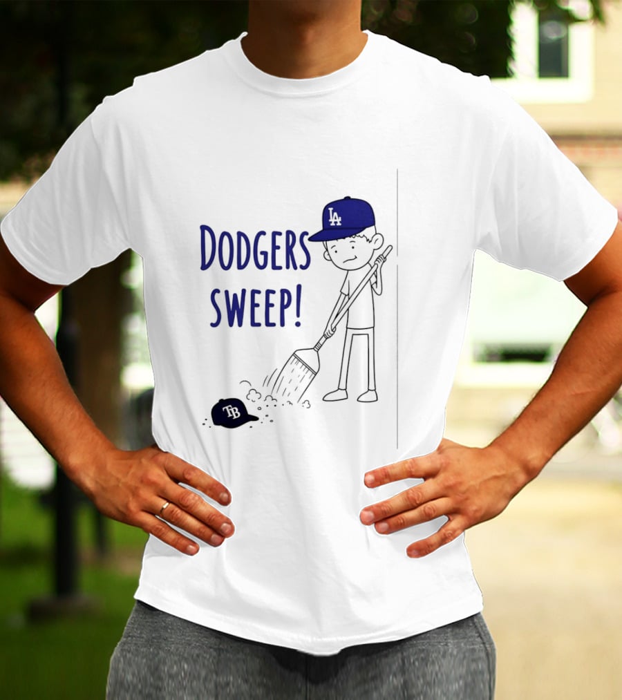 Los Angeles Dodgers Sweep Victory Over Tampa Bay Rays T-Shirt