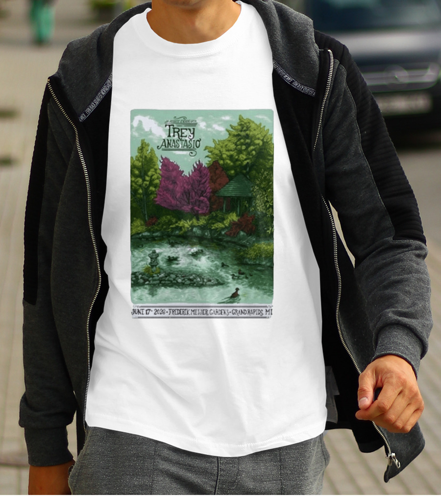Trey Anastasio June 17 2026 Frederik Meijer Gardens Grand Rapids MI T-Shirt