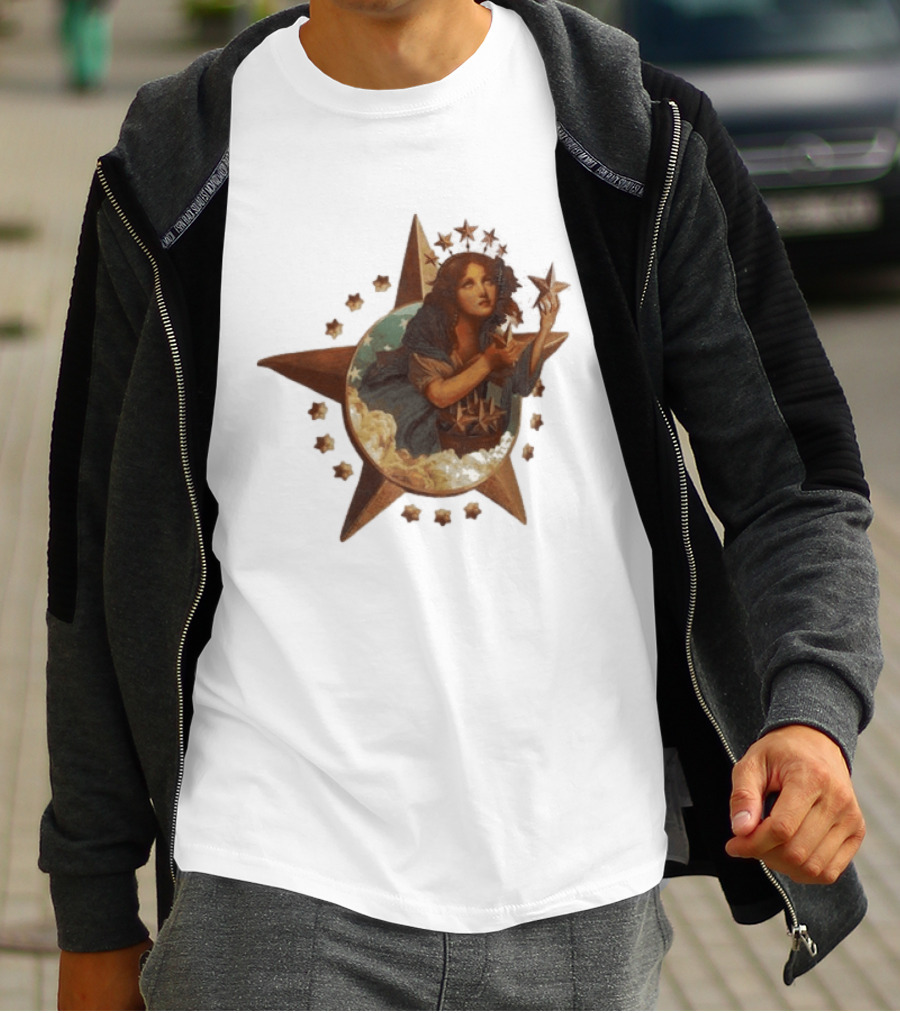 A Ma Maniere Alchemist Star Girl Celestial Starburst T-Shirt